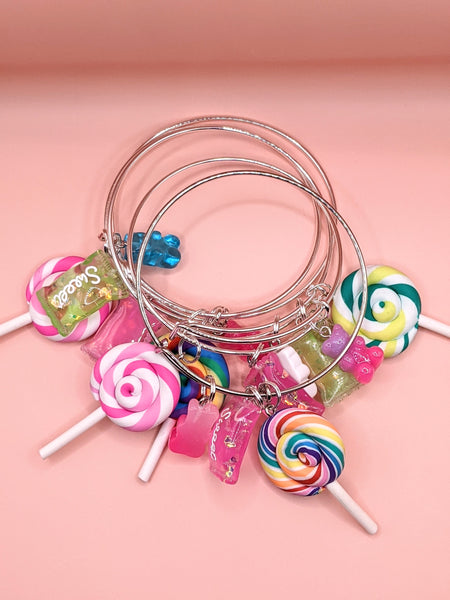 Candy bangle bracelets